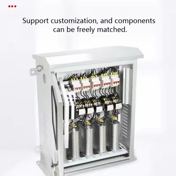 Customized Wall-Mounted Waterproof Distribution Box with IP55 Protection and Capacitor Compensation for Photovoltaic Boost Cabinets
