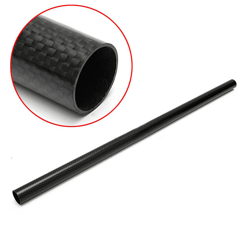 30mm Hollow Carbon Fibre Tube 3K Glossy For Industrial Automation Robotics