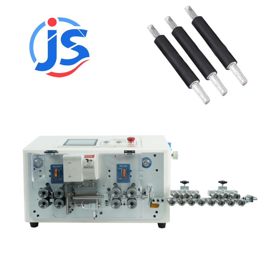 Double Layer Peeling Cable Cutting Machine 5 Inch Touch Screen Cable Cut And Strip Machines