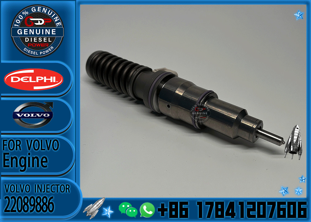 OEM BEBE4P02002 21977909 21914027 22089886 Fuel Injector Fits For Volvo MD13 Diesel Engine EURO 6 Engine Part Injectors