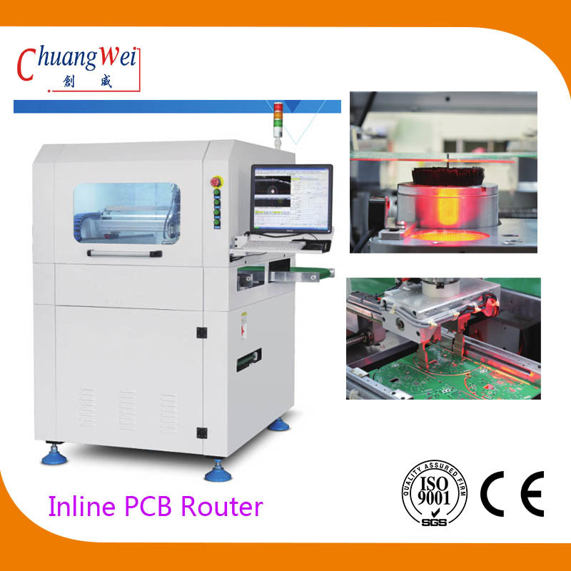 Quality Inline PCB Router PCB Separator with Supper Visual System ESD Safe Brush for sale
