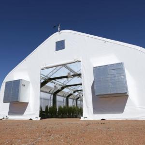 Quality Multi Span Fabric Automated Blackout Greenhouse / Light Deprivation System for sale