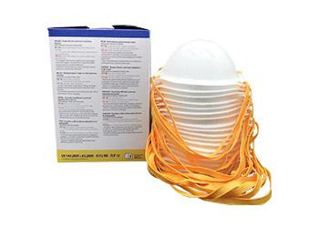 Ear - Hook Style Dust Face Mask , FFP Dust Mask For Chemical / Industry