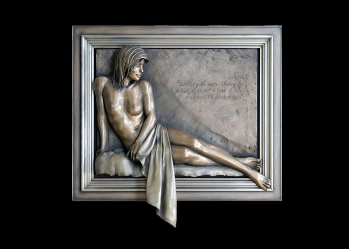 Contemporary Sexy Nude Wall Sculpture For Indoor Decoration 200*180cm