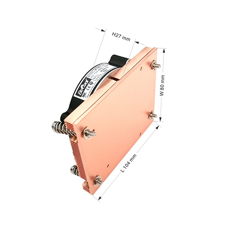 Copper 1100 Skived Heat Sink 650 Deactivation With Cooling Fan