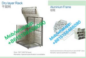 China DRY-LAYER RACK/MELALEUCA FRAME&ALUMINUM NET SCREEN FRAME 700*1000MM*50 LAYER SECTIONAL DIMENSIONS OF THE ALUMINIUM TUBE on sale