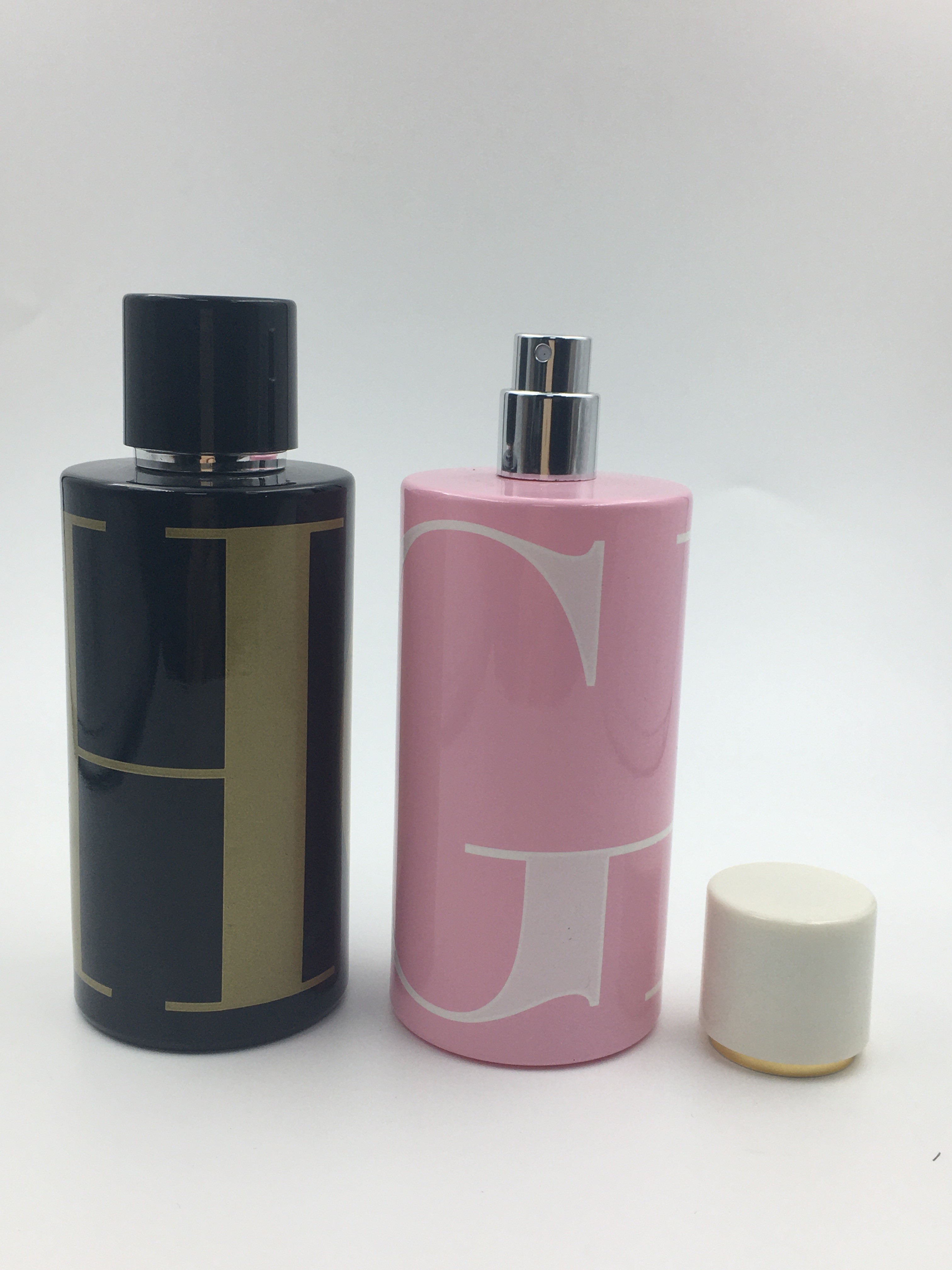 100ml Glass Perfume Bottle Cylinder Round Straight Shape