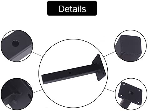 Powder Coated Heavy Duty Rustic Shelf Brackets Decorative Shelving Shelf Supports for Sturdy Shelves