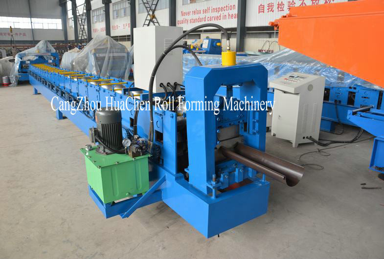 Rain water System Gutter Roll Forming Machine Making Semi-circle Shape DX51