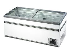 Quality Commercial Glass Combine Island Freezer High Efficiency Refrigeration Equipment for sale