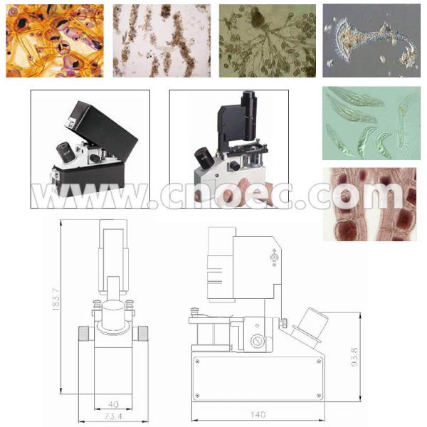 Small Handheld Monocular Inverted Optical Microscope A14.1020