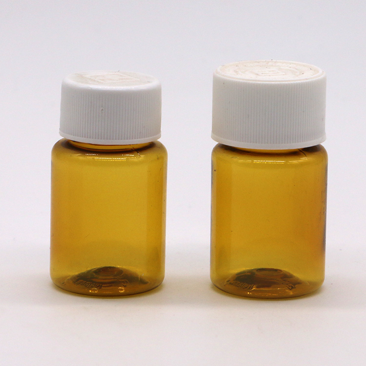 Pharmaceutical Packaging PET Plastic Bottle with Transparent Color and Screen Printing