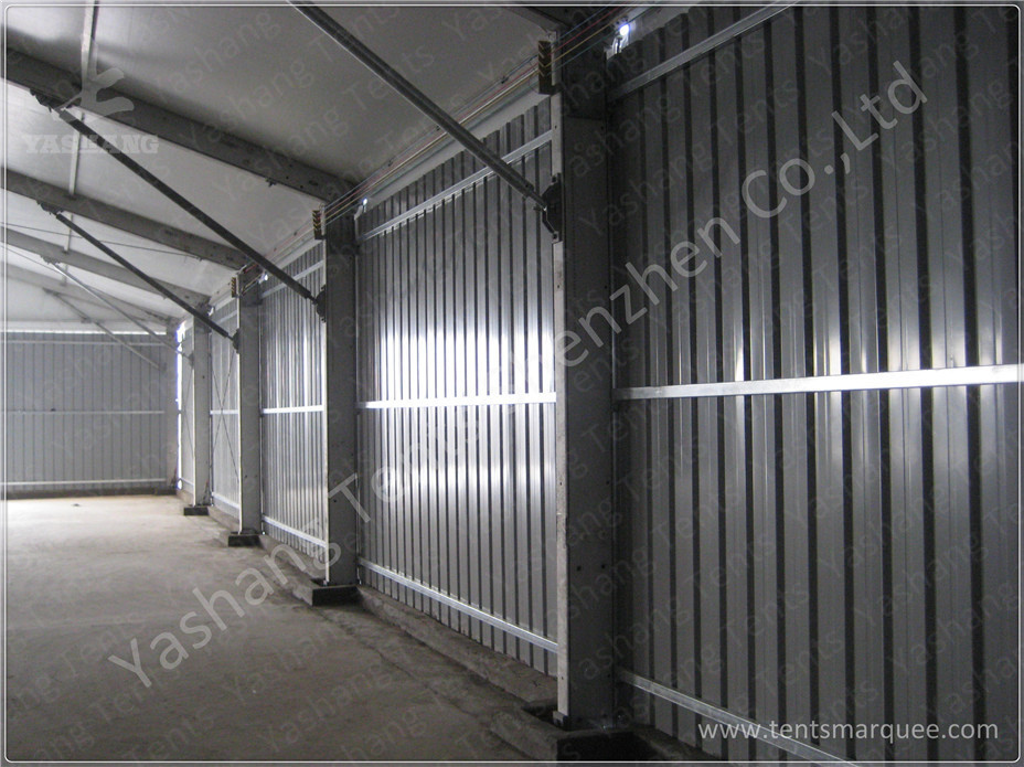 Side By Side Row 6000㎡ Large Industrial Tents High Performance ISO CE Certification
