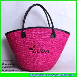 Quality LUDA pink lady straw handbag fashion wheat summer straw bag 2015 for sale
