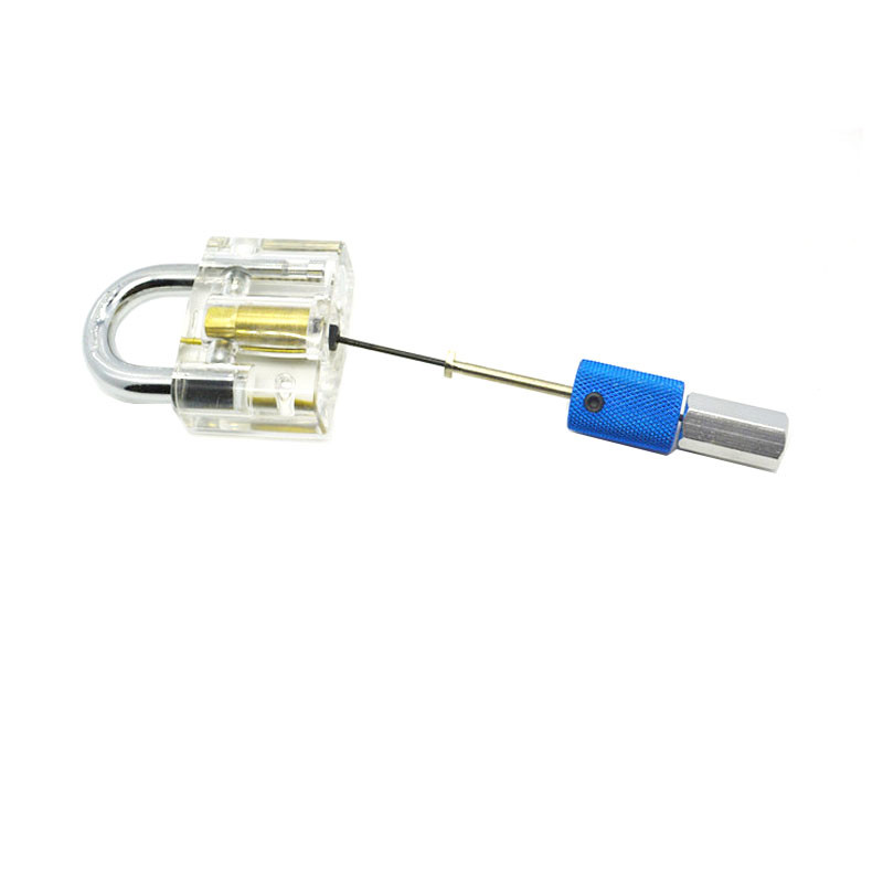 Transparent Diamond Practice Padlock Pick Lock Kit Combination Of Equipment