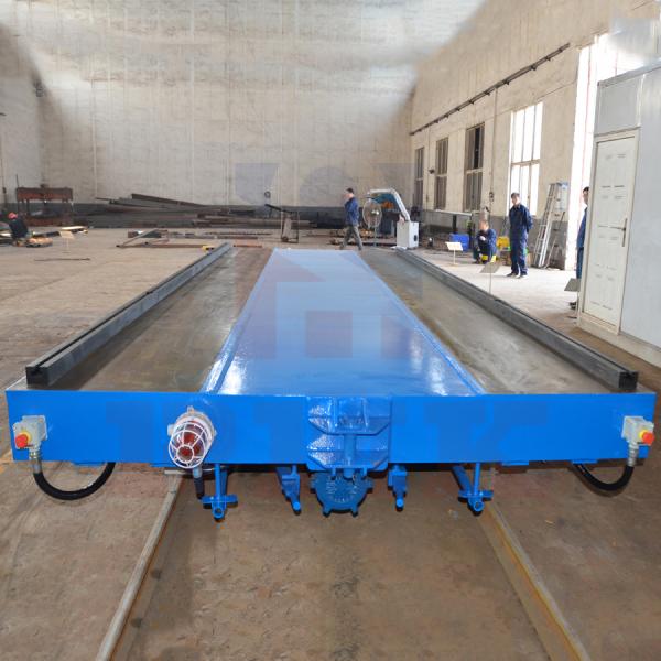 35 Tons Material Handling Trolley , Stepless Speed Hydraulic Lifting Transfer Cart