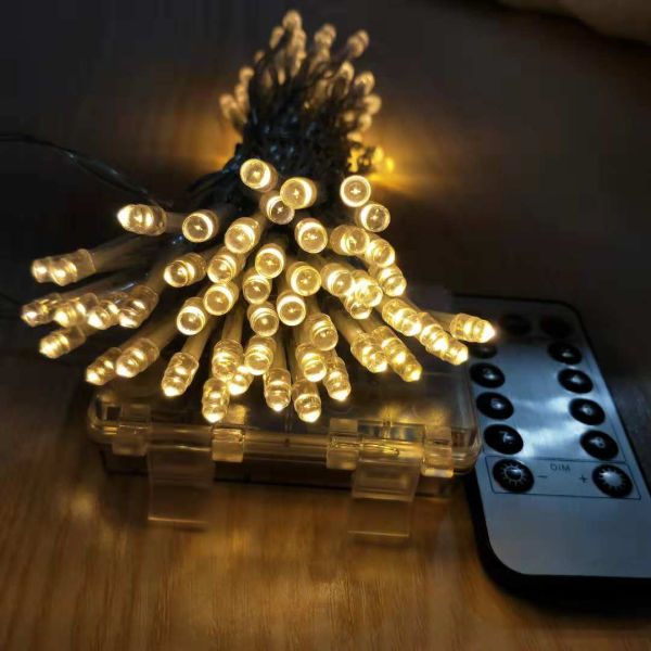 RGB Adjustable IP65 Waterproof Solar LED Fairy Lights Outdoor For Garden Yard