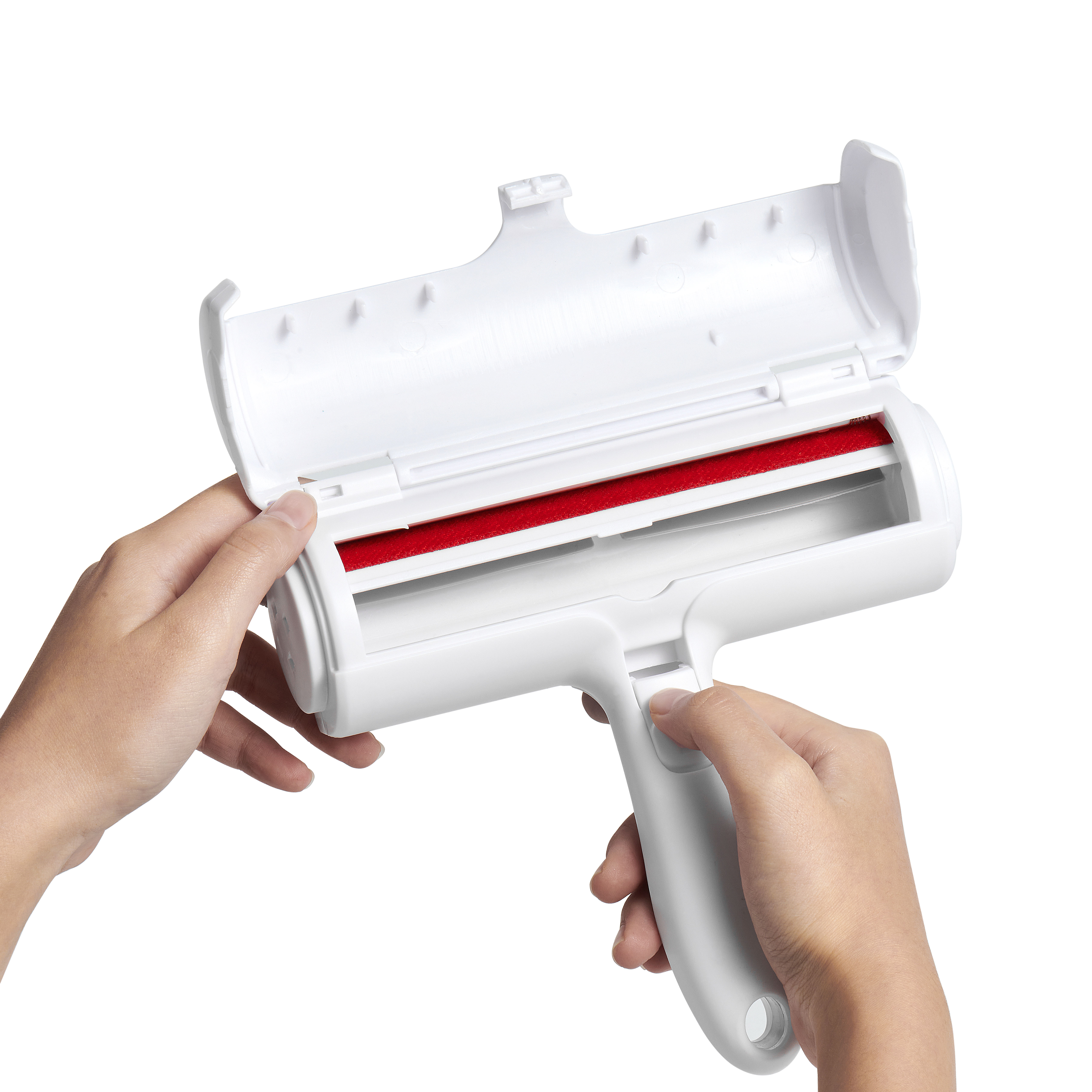 Customized Pet Hair Remover Brush White Reusable Dog Hair Roller