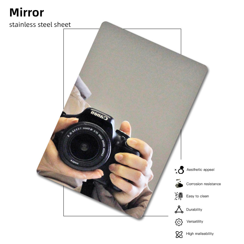 Cold Rolled 304 8k Mirror Finish Stainless Steel Plate Plat 316 Ss Sheet Custom