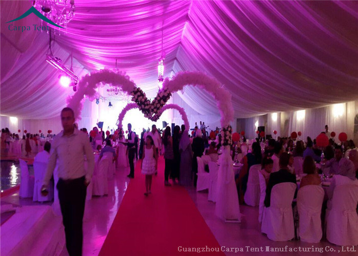 Aluminum Alloy Outdoor Party Tents 10m By 30m With Colorful Linings And Curtains