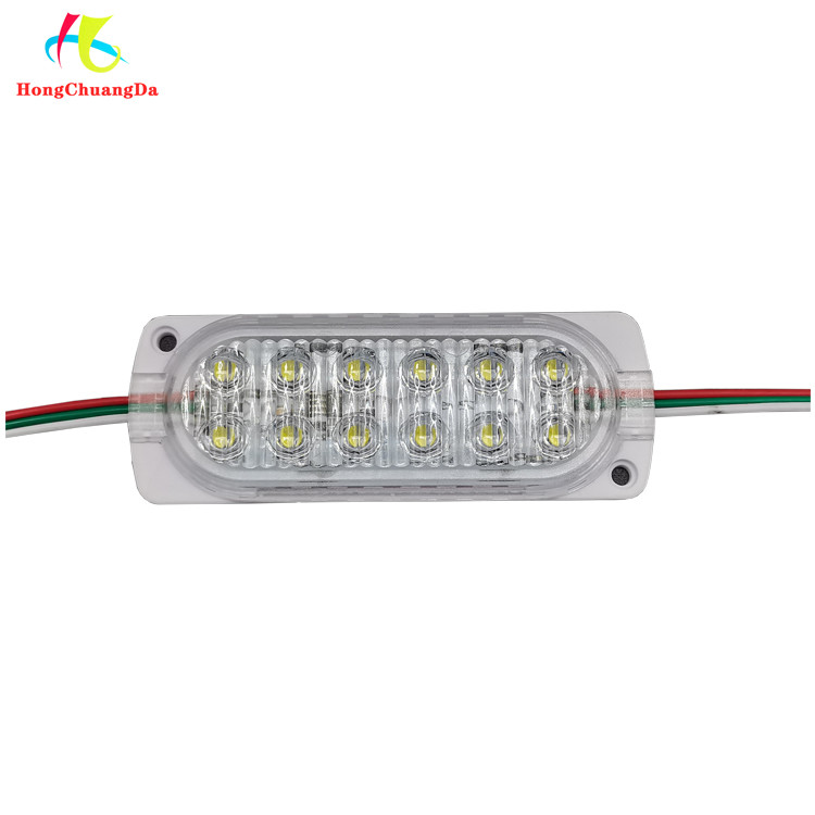 12-24V 12LED Flash LED Side Marker Lights For Trucks Side Clearance Light Lamp