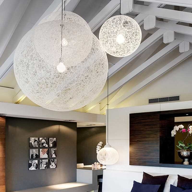 Nordic Global Cottan Pendant Hanging Lights For Bar Restaurant Dining room Table Pendant lamp (WH-WP-12)