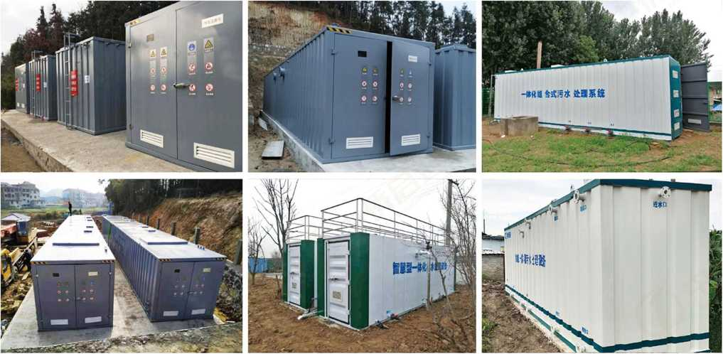 Continuous Automatic Integrated Waste Water Treatment Equipment Containerized Water Treatment Plant