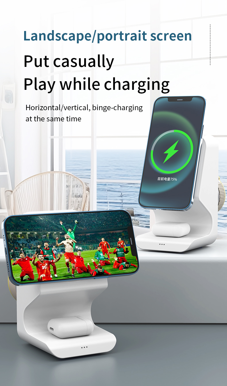 3 In 1 Magnetic Wireless Charger for iPhone 15 14 13 12 10w 15w Fast Charging Station