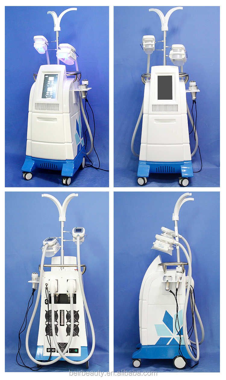 Multifunctional Vacuum Cavitation System With 4 Cryo Handles RF Fat Burning Machine