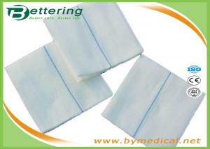 China Cotton Medical Wound Dressing Gauze Swab , Wound Care Pads For Absorbing Fluids on sale