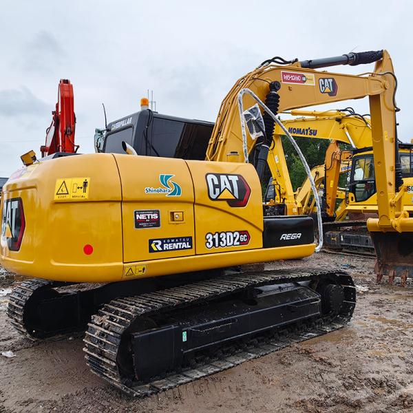 Used CAT 313D2GC Multi-Function Excavator Weight 13Ton Hydraulic System