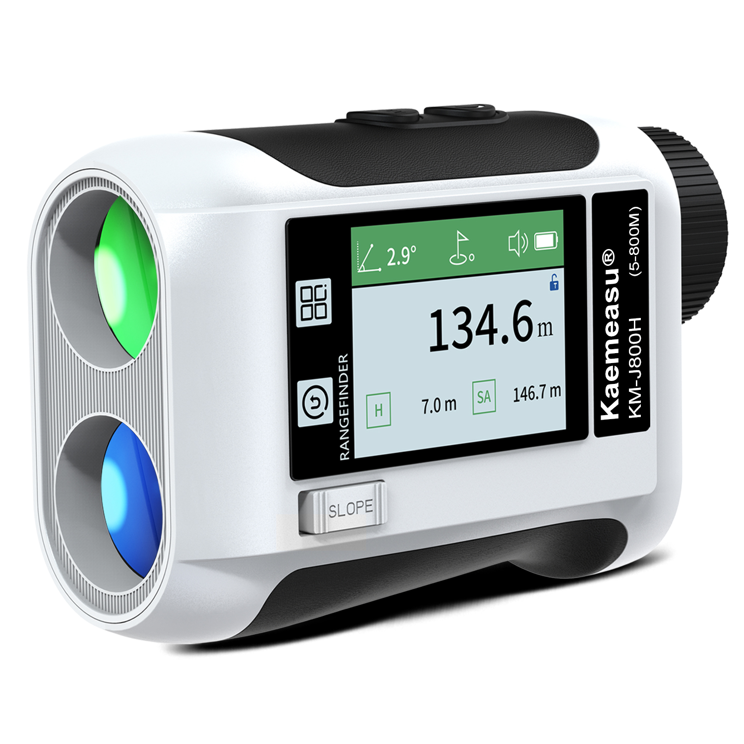 J1500m Multifunction Laser Distance Meter Handheld Measure Level Calculate for Construction Golf Hunting