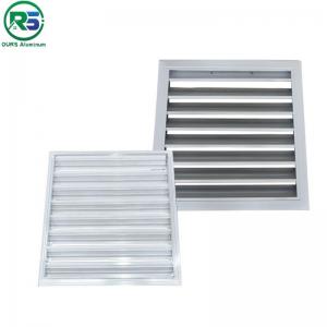 China Air Supply Grille Cover Metal Air Conditioner Cover Aluminum Vent  Exterior Wall Decoration on sale