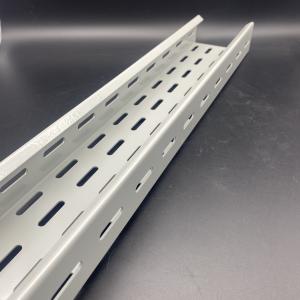 Quality Construction Material 2400x250x1.5mm Steel Slotted Powder Coated Cable Trays for sale
