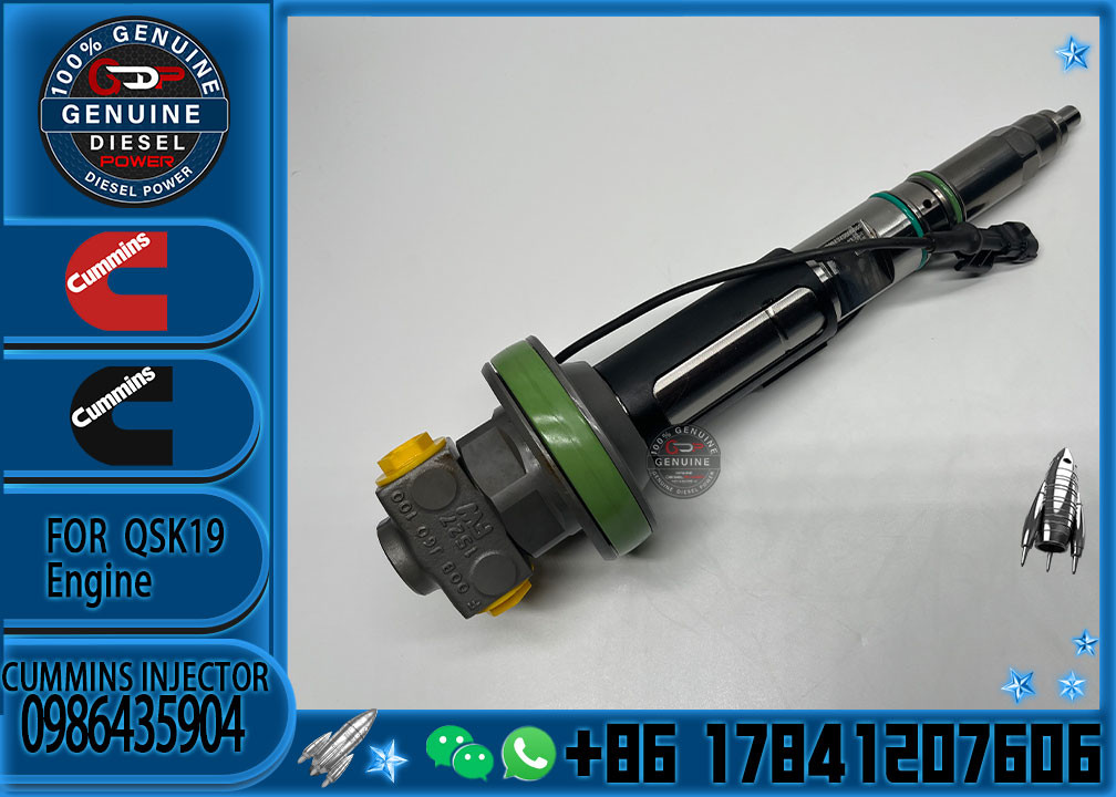 Good Quality Common Rail Diesel Fuel Injector F00BJ00005 0986435904 For Cummins QSK19 QSK38 QSK60