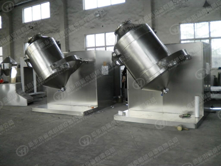 Three Dimensional Motion Mixer / Dry Powder Mixer 100 Liter 50kg