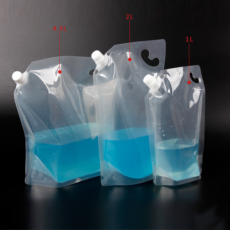 Durable BPA Free Stand Up Spout Pouches for Detergent with Gravure Printing