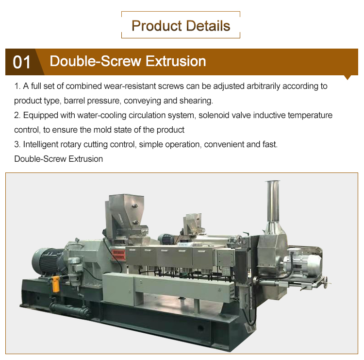High Automation Twin Screw Fortified Rice Processing Machine 100kg/h-900kg/h Condition