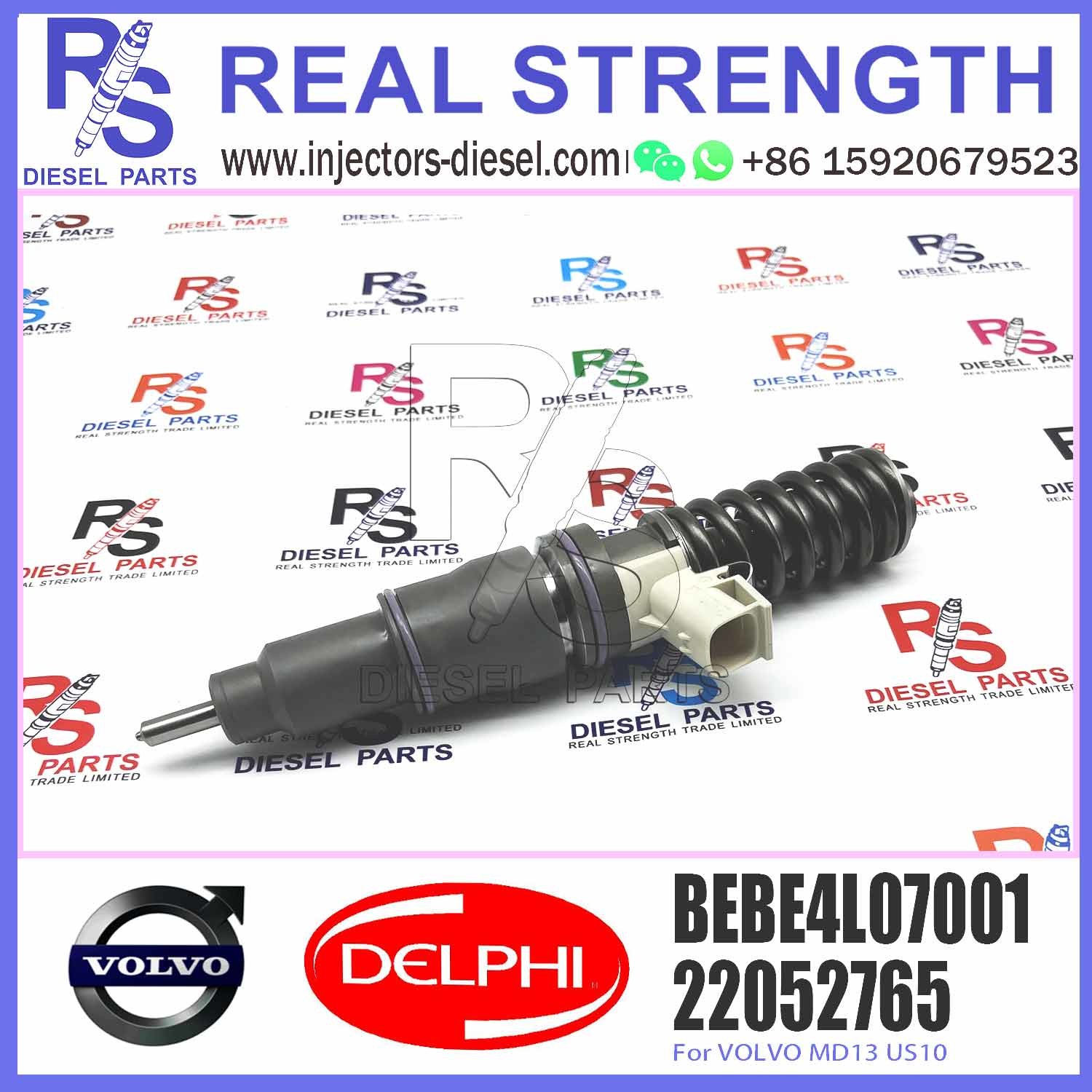 Diesel Fuel Injector 22052765 BEBE4G15001 BEBE4L07001 With Nozzle 10 MM BORE L371TBE