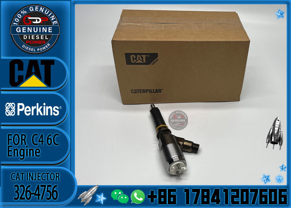 New common rail injector 326-4700 Diesel parts Common Rail Fuel Injector 326-4756 For 320D engine common rail injector