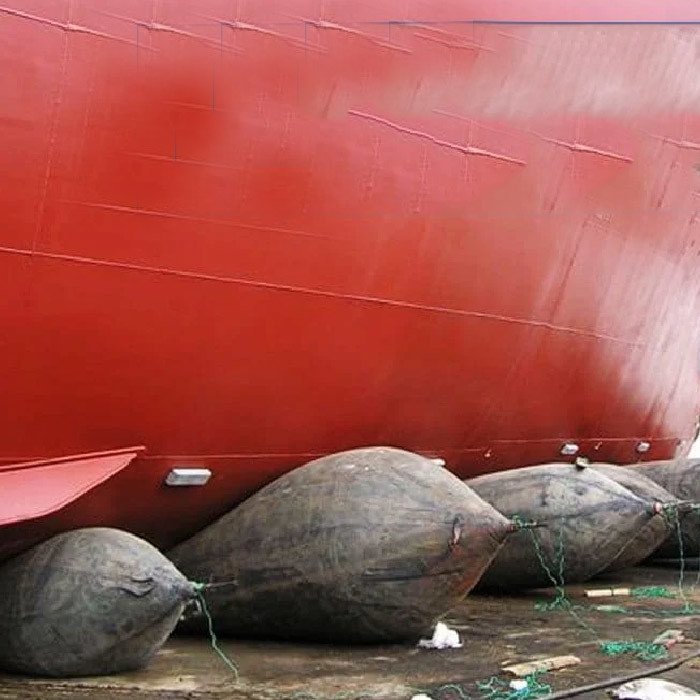 Airbag Launching Ship Marine Inflatable Rubber Airbag For Boat Launching