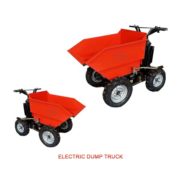 Four Speed Adjustable Electric Mini Dump Truck For Logistics