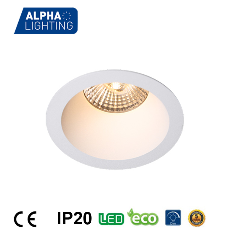 70mm cutout decoration aliminum led downlights