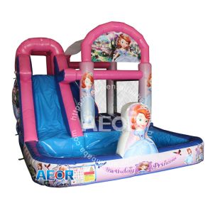 Quality Water Pool Inflatable Bounce House Jumping Bouncy Castle With Slide Combo For Sale for sale
