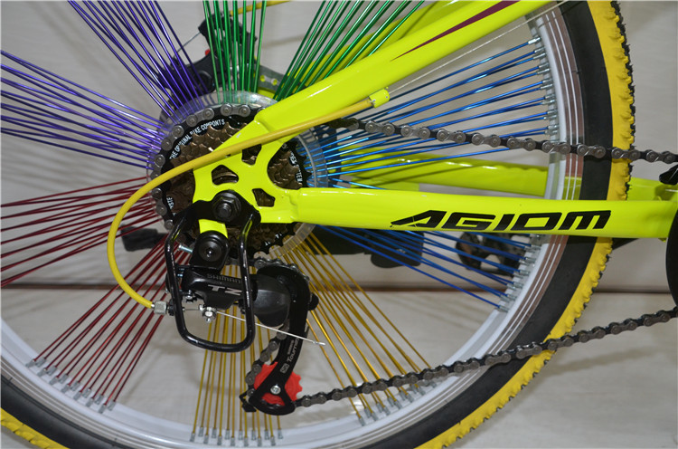 26 inch Shimano 21 speeds disc brake steel 140 spokes mountain bicycle MTB
