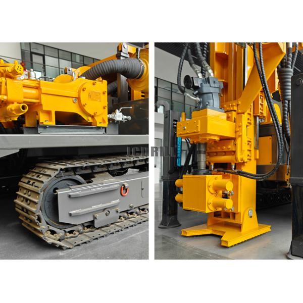 Crawler Mounted Mineral Geological Exploration Core Barrel Wireline Diamond Core Drilling Rig Mud Pump Rotary