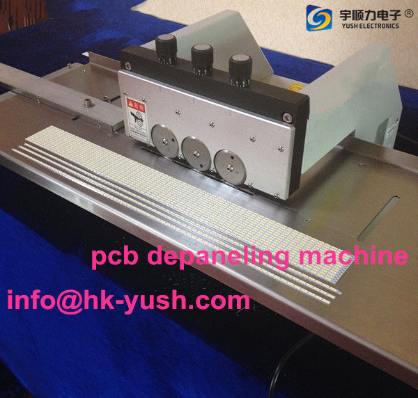 Multi Blades pcb separator machine / Pcb Depaneling Equipment For Cutting Aluminium Board