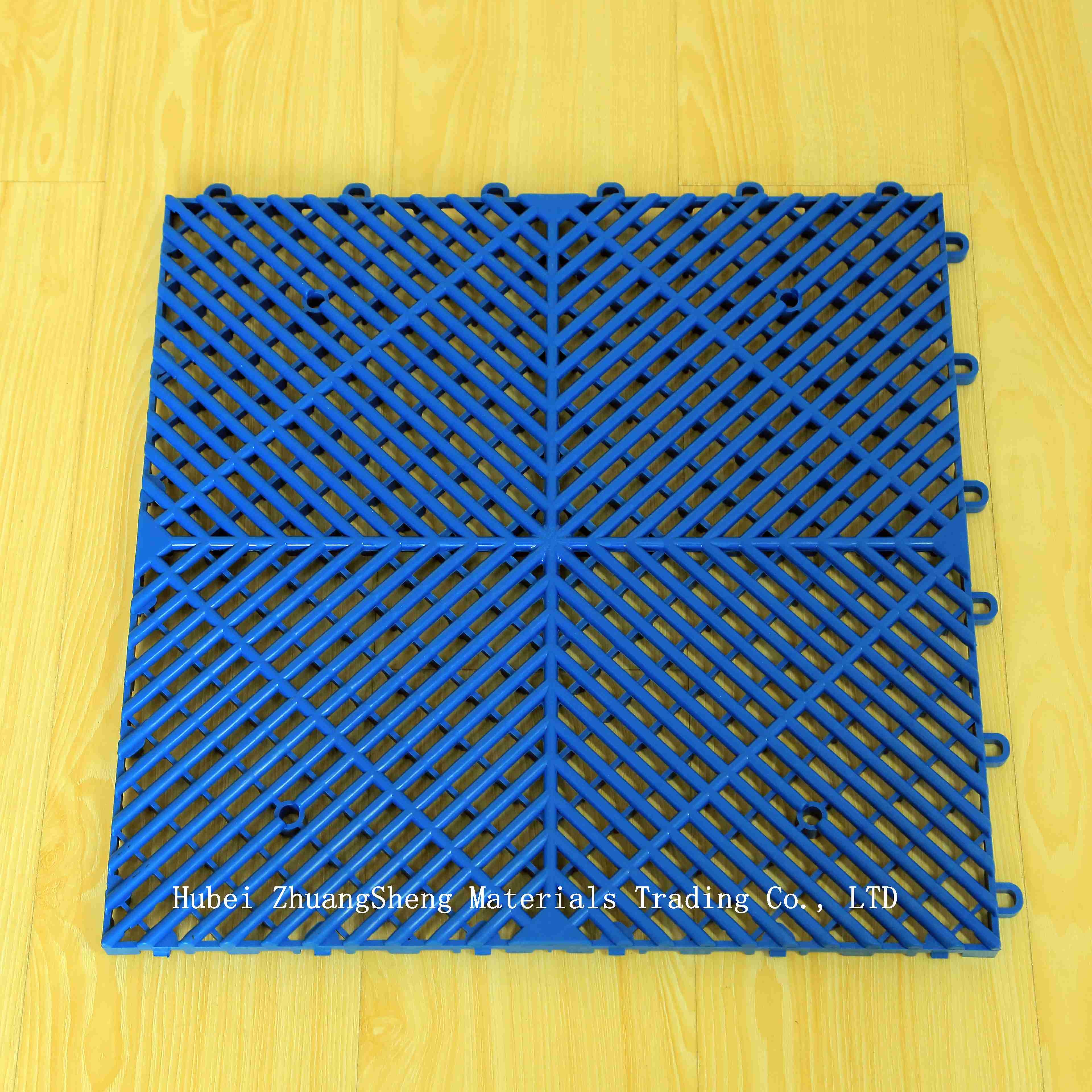 1.8mm Plastic Permeable Floor / Car Wash Grille Floor / Corrugated Plastic Floor Protection Sheets Board