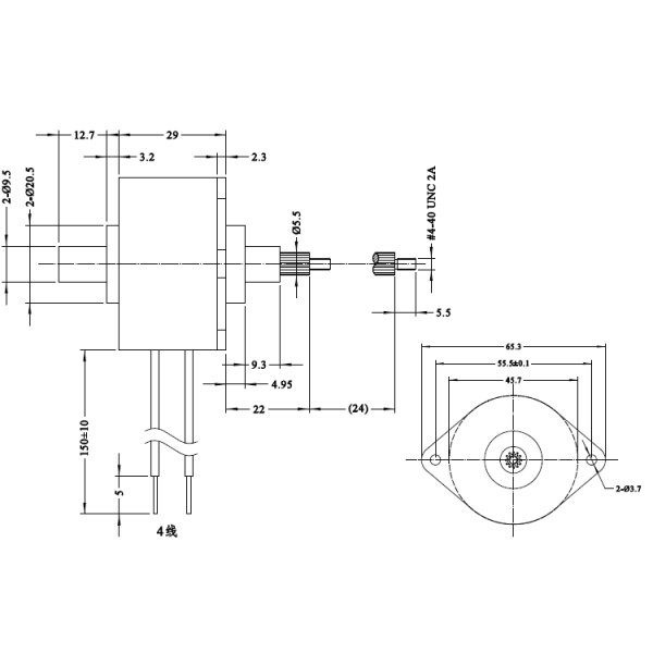 12Vdc high torque linear stepper motor compact fixed axis linear motor applied to valve automation equipment