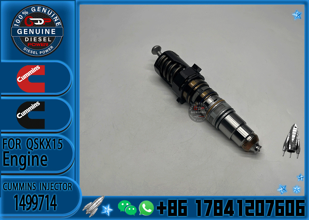 Isx15 Qsx15 X15 Engine Diesel rail Fuel Injector 1499714 1464994 1521977 1511696 1529790 for C-UMMINS engine
